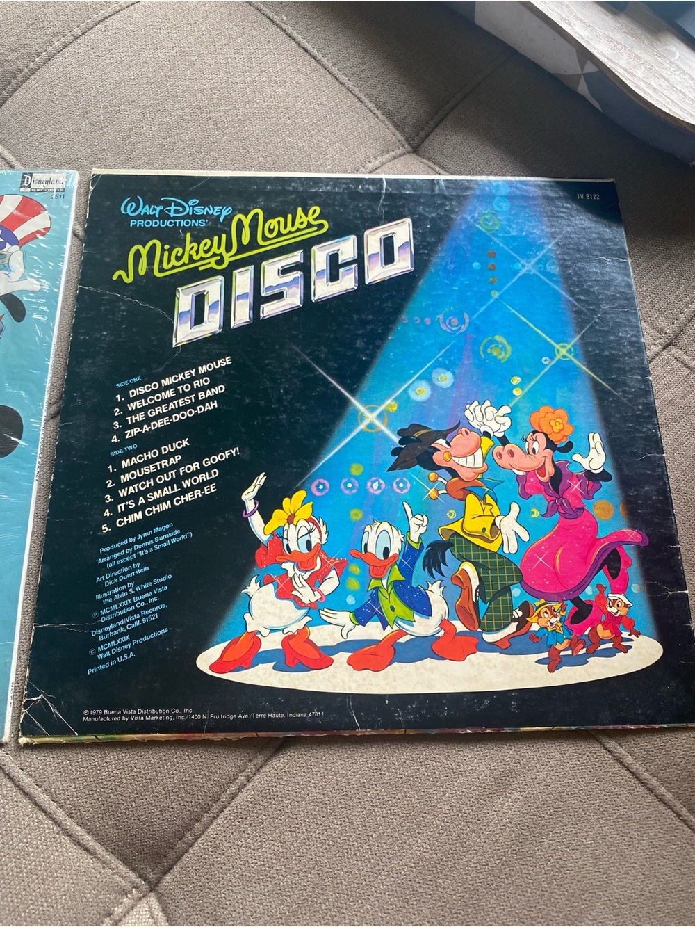 Vintage 1979 Walt Disney Mickey Mouse Vinyl Records - Picture 4 of 7